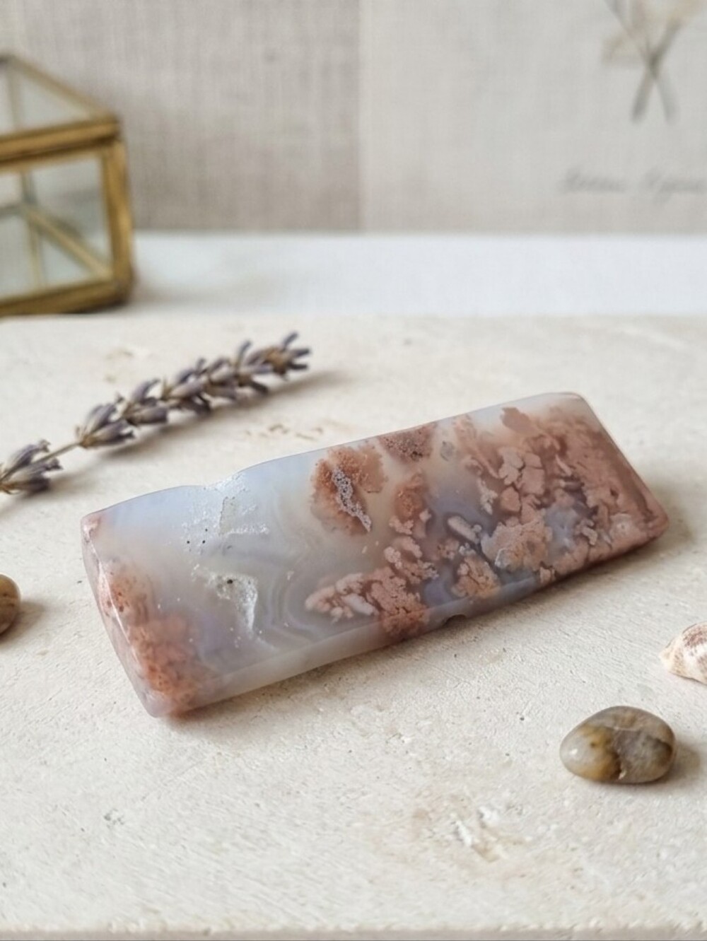 Cotton Candy Agate Crystal Freeform